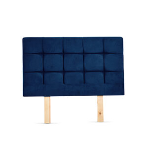 Cabecero Capitoneado Brend Doble tela azul